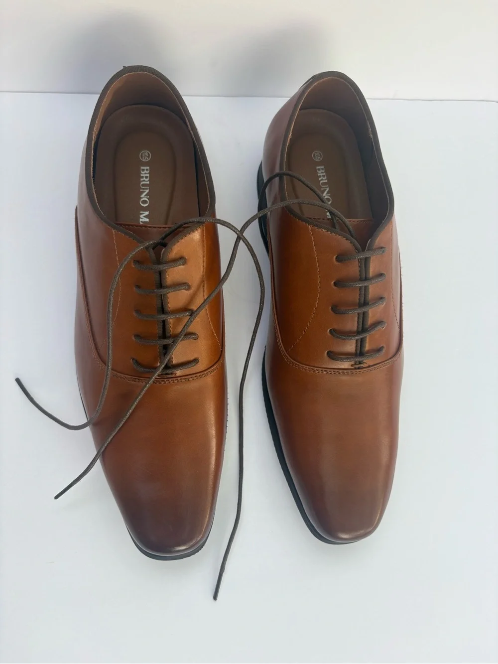 Classic Brown Leather Derby Shoes – Polished Men's Dress Oxfords